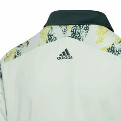 Adidas 2022 Boys Print Colorblock Polo -Cheap Golf Apparel Store adidas 2022 boys print colorblock polo linen green detail itempicture