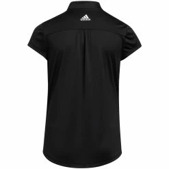 Adidas 2022 Girls Heat.RDY Mock Polo 6 Adidas 2022 Girls Heat.RDY Mock Polo -Cheap Golf Apparel Store adidas 2022 girls heat rdy mock polo black back itempicture