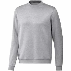 Adidas 2022 Go-To Crewneck Sweatshirt 7 Adidas 2022 Go-To Crewneck Sweatshirt -Cheap Golf Apparel Store adidas 2022 go to crewneck pullover grey two white itempicture