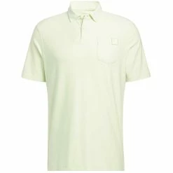 Adidas Go-To Pocket Polo -Cheap Golf Apparel Store adidas 2022 go to pocket polo almost lime itempicture