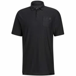 Adidas Go-To Pocket Polo -Cheap Golf Apparel Store adidas 2022 go to pocket polo black itempicture