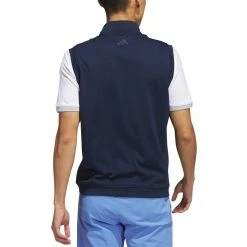 Adidas Elevated Quarter Zip Vest 9 Adidas Elevated Quarter Zip Vest -Cheap Golf Apparel Store adidas 2023 elevated quarter zip vest collegiate navy back itempicture