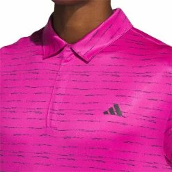 Adidas Stripe Zipper Polo 10 Adidas Stripe Zipper Polo -Cheap Golf Apparel Store adidas 2023 stripe zipper polo lucid fuchsia detail2 itempicture