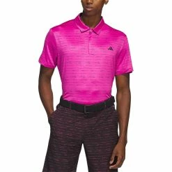 Adidas Stripe Zipper Polo 8 Adidas Stripe Zipper Polo -Cheap Golf Apparel Store adidas 2023 stripe zipper polo lucid fuchsia front itempicture
