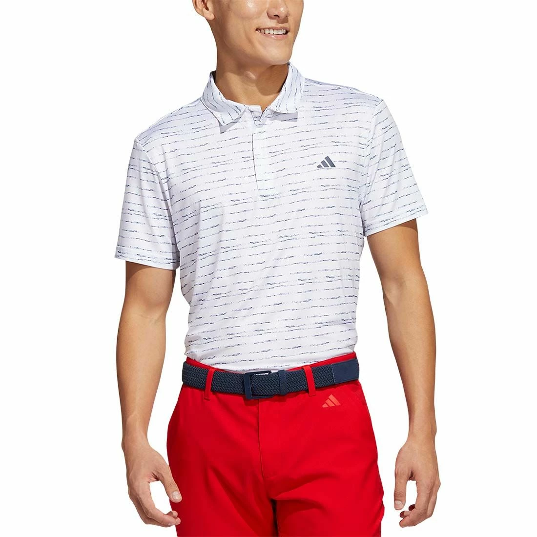 Adidas Stripe Zipper Polo 1 Adidas Stripe Zipper Polo