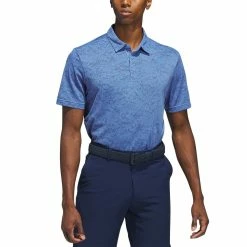 Adidas Textured Jacquard Polo -Cheap Golf Apparel Store adidas 2023 textured jacquard polo blue fusion itempicture