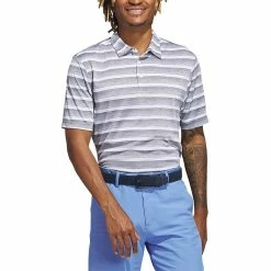 Adidas Two Color Stripe Polo
