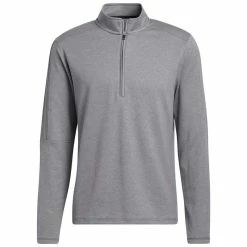 Adidas 3-Stripe Quarter Zip Layering 11 Adidas 3-Stripe Quarter Zip Layering -Cheap Golf Apparel Store adidas 3 stripe quarter zip layering grey three itempicture