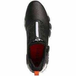 Adidas Codechaos 22 BOA Golf Shoes Black/Dark Silver Metallic/Impact Orange -Cheap Golf Apparel Store adidas codechaos 22 boa golf shoes core black top itempicture