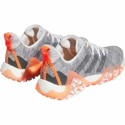 Adidas Codechaos 22 Golf Shoes White/Grey Six/Solar Red -Cheap Golf Apparel Store adidas codechaos 22 golf shoes white grey six solar red back itempicture
