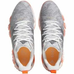 Adidas Codechaos 22 Golf Shoes White/Grey Six/Solar Red -Cheap Golf Apparel Store adidas codechaos 22 golf shoes white grey six solar red top itempicture