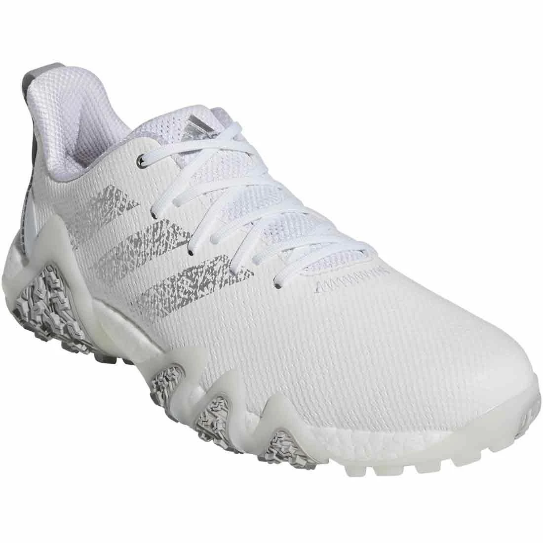 Adidas Codechaos 22 Golf Shoes White/Silver/Grey Two 3 Adidas Codechaos 22 Golf Shoes White/Silver/Grey Two - Image 3