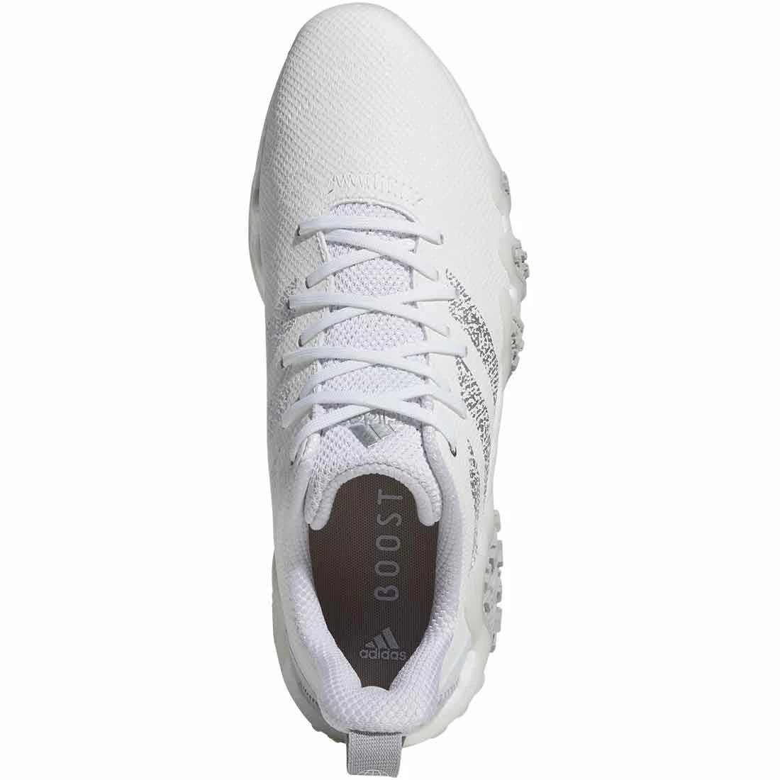 Adidas Codechaos 22 Golf Shoes White/Silver/Grey Two 5 Adidas Codechaos 22 Golf Shoes White/Silver/Grey Two - Image 5