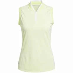 Adidas F21 Women's Equipment Sleeveless Polo -Cheap Golf Apparel Store adidas f21 womens equipment sleeveless polo pulse yellow itempicture