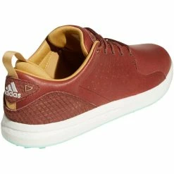Adidas Flopshot Golf Shoes Tan Brown/Golden Beige/Pulse Mint -Cheap Golf Apparel Store adidas flopshot golf shoes tan brown golden beige pulse mint gy8523 back itempicture