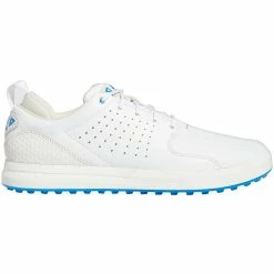 Adidas Flopshot Golf Shoes White/Gold/Blue Rush