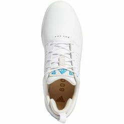 Adidas Flopshot Golf Shoes White/Gold/Blue Rush -Cheap Golf Apparel Store adidas flopshot golf shoes white gold blue rush gv9668 top itempicture