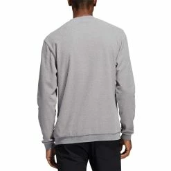 Adidas Core Crewneck Sweatshirt -Cheap Golf Apparel Store adidas fw22 core crewneck sweatshirt grey three back itempicture