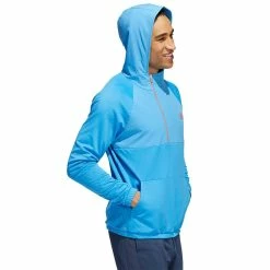 Adidas Fleece Anorak Quarter Zip 6 Adidas Fleece Anorak Quarter Zip -Cheap Golf Apparel Store adidas fw22 fleece anorak quarter zip pulse blue hood itempicture