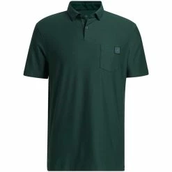 Adidas Go-To Pocket Polo -Cheap Golf Apparel Store adidas fw22 go to pocket polo shadow green itempicture