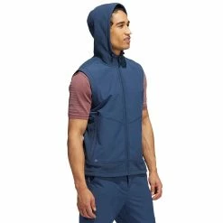 Adidas Hoodie Vest -Cheap Golf Apparel Store adidas fw22 hoodie vest crew navy hood itempicture