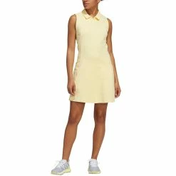 Adidas Women's Go-To Golf Dress 10 Adidas Women's Go-To Golf Dress -Cheap Golf Apparel Store adidas fw22 womens go to golf dress almost yellow front itempicture