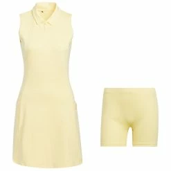Adidas Women's Go-To Golf Dress 12 Adidas Women's Go-To Golf Dress -Cheap Golf Apparel Store adidas fw22 womens go to golf dress almost yellow laydown itempicture