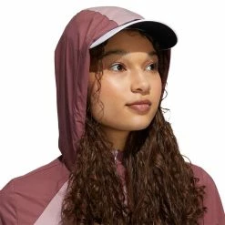 Adidas Women's Provisional Jacket -Cheap Golf Apparel Store adidas fw22 womens provisional jacket quiet crimson hood detail itempicture