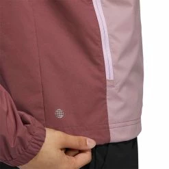 Adidas Women's Provisional Jacket -Cheap Golf Apparel Store adidas fw22 womens provisional jacket quiet crimson pocket detail itempicture