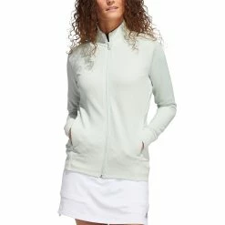 Adidas Women's Textured Full Zip Jacket 20 Adidas Women's Textured Full Zip Jacket -Cheap Golf Apparel Store adidas fw22 womens textured full zip jacket linen green itempicture