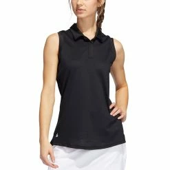 Adidas FW22 Women's Textured Sleeveless Polo