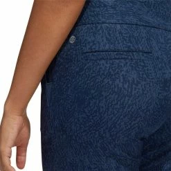 Adidas FW22 Women's Ultimate365 Printed Ankle Pants 7 Adidas FW22 Women's Ultimate365 Printed Ankle Pants -Cheap Golf Apparel Store adidas fw22 womens ultimate365 printed ankle pants crew navy detail itempicture