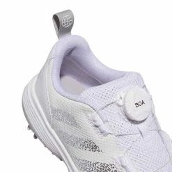 Adidas Juniors Codechaos 22 BOA Golf Shoes White/Silver/Grey Two 12 Adidas Juniors Codechaos 22 BOA Golf Shoes White/Silver/Grey Two -Cheap Golf Apparel Store adidas juniors codechaos 22 boa golf shoes white silver grey two detail top itempicture