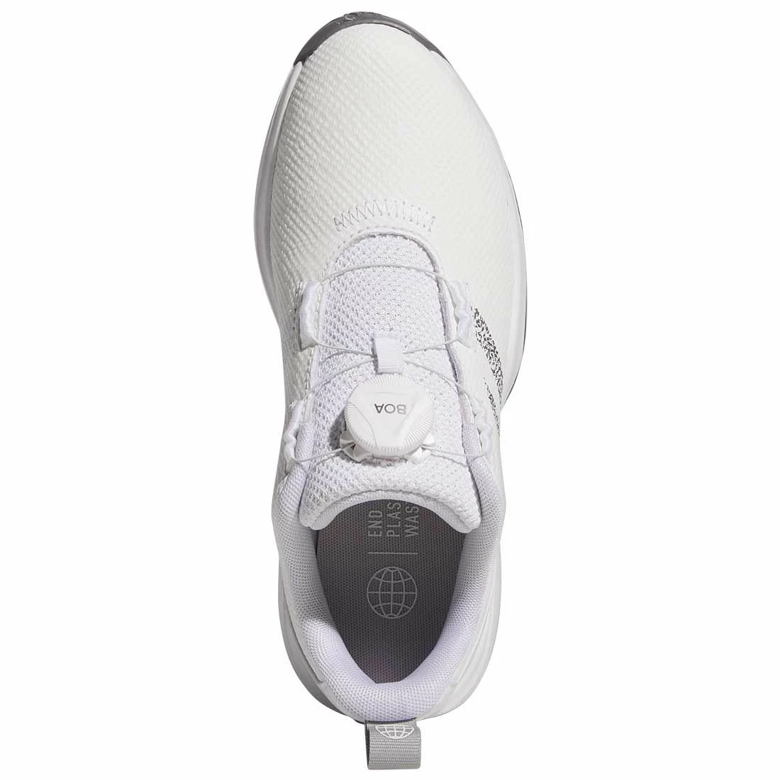 Adidas Juniors Codechaos 22 BOA Golf Shoes White/Silver/Grey Two 5 Adidas Juniors Codechaos 22 BOA Golf Shoes White/Silver/Grey Two - Image 5