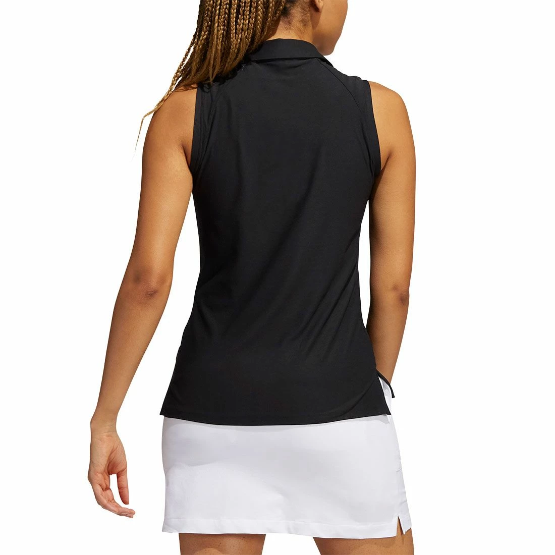 Adidas S21 Women's Go-To Sleeveless Polo 5 Adidas S21 Women's Go-To Sleeveless Polo - Image 5