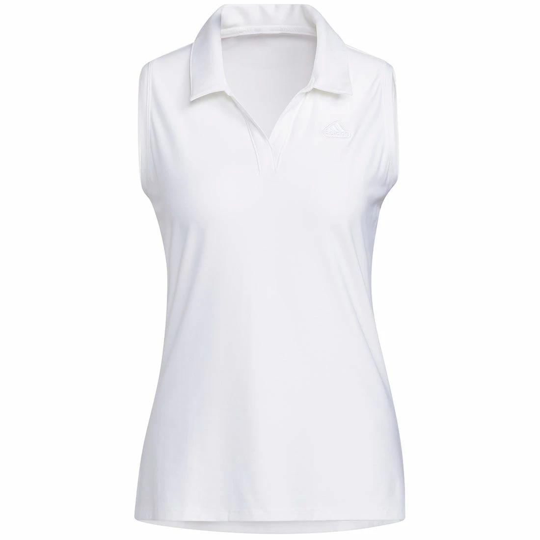 Adidas S21 Women's Go-To Sleeveless Polo 2 Adidas S21 Women's Go-To Sleeveless Polo - Image 2