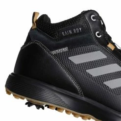 Adidas S2G Mid-Cut Golf Shoes Black -Cheap Golf Apparel Store adidas s2g mid cut golf shoes black detail itempicture
