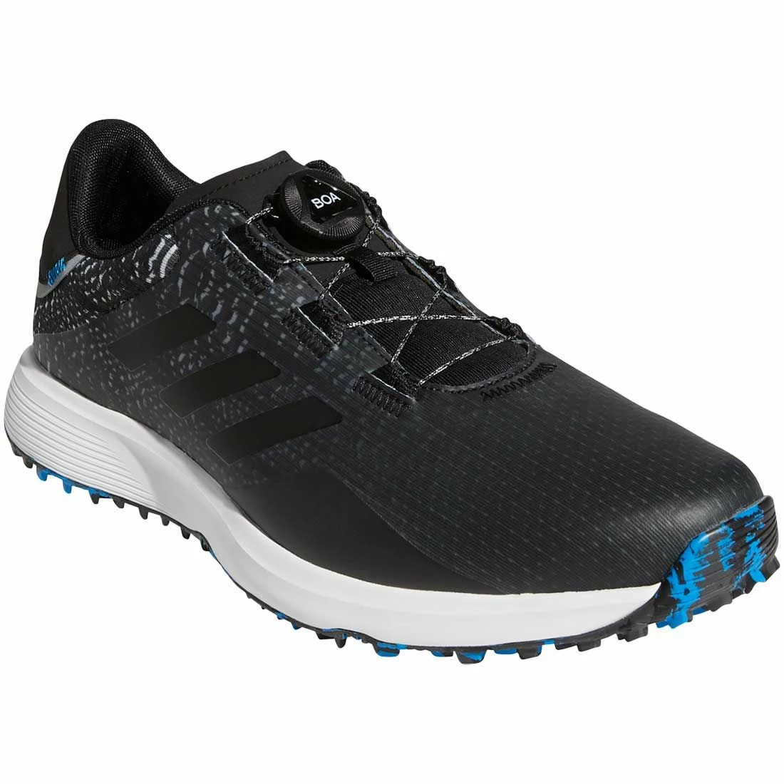 Adidas S2G Spikeless BOA Golf Shoes Black/Grey Six 3 Adidas S2G Spikeless BOA Golf Shoes Black/Grey Six - Image 3