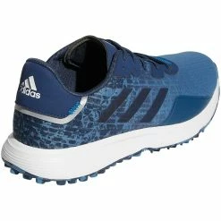 Adidas S2G Spikeless Golf Shoes Altered Blue/Crew Navy/White -Cheap Golf Apparel Store adidas s2g spikeless golf shoes altered blue crew navy white gv9794 back itempicture