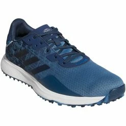 Adidas S2G Spikeless Golf Shoes Altered Blue/Crew Navy/White -Cheap Golf Apparel Store adidas s2g spikeless golf shoes altered blue crew navy white gv9794 front itempicture