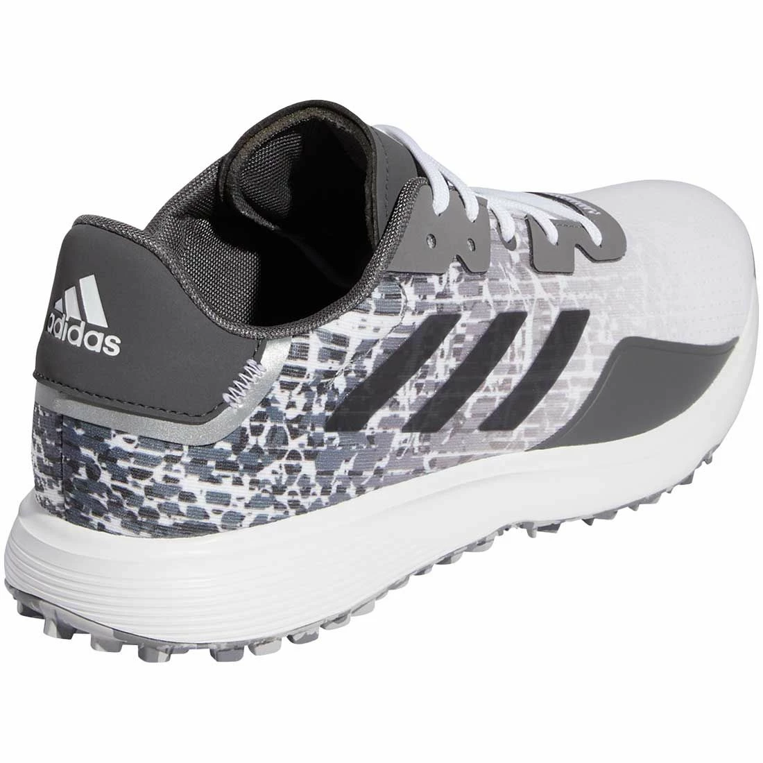 Adidas S2G Spikeless Golf Shoes White/Grey Three/Grey Two 4 Adidas S2G Spikeless Golf Shoes White/Grey Three/Grey Two - Image 4