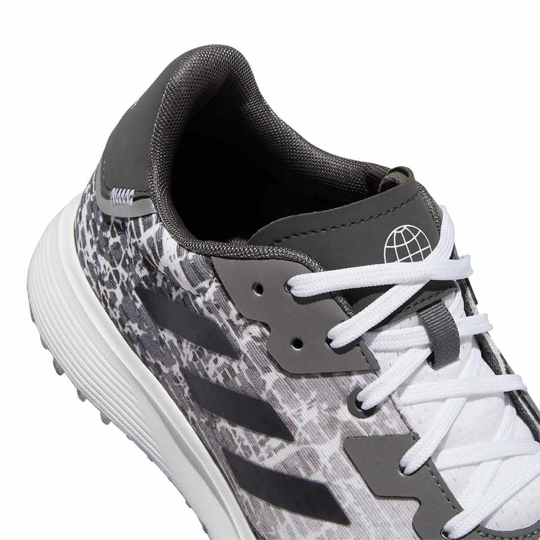 Adidas S2G Spikeless Golf Shoes White/Grey Three/Grey Two 6 Adidas S2G Spikeless Golf Shoes White/Grey Three/Grey Two - Image 6