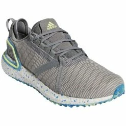Adidas Solarthon Golf Shoes Grey Three/Pulse Yellow -Cheap Golf Apparel Store adidas solarthon golf shoes grey three toe itempicture
