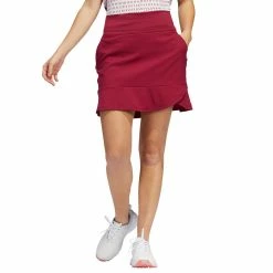 Adidas Women's 16" Frill Skort 13 Adidas Women's 16" Frill Skort -Cheap Golf Apparel Store adidas ss22 womens 16 inch frill skort legacy burgundy itempicture
