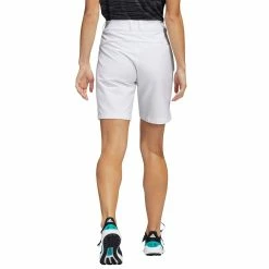 Adidas Women's Solid 7" Shorts -Cheap Golf Apparel Store adidas ss22 womens solid 7 inch shorts white back itempicture