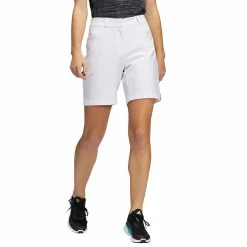 Adidas Women's Solid 7" Shorts -Cheap Golf Apparel Store adidas ss22 womens solid 7 inch shorts white front itempicture