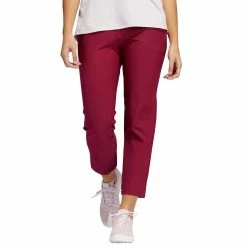 Adidas Women's Ultimate365 Ankle Pants -Cheap Golf Apparel Store adidas ss22 womens ultimate365 ankle pants legacy burgundy itempicture