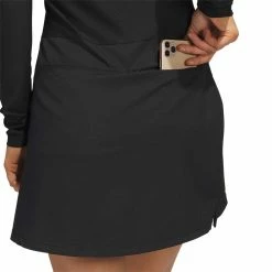 Adidas Women's Long Sleeve Golf Dress -Cheap Golf Apparel Store adidas ss23 womens long sleeve golf dress black detail1 itempicture