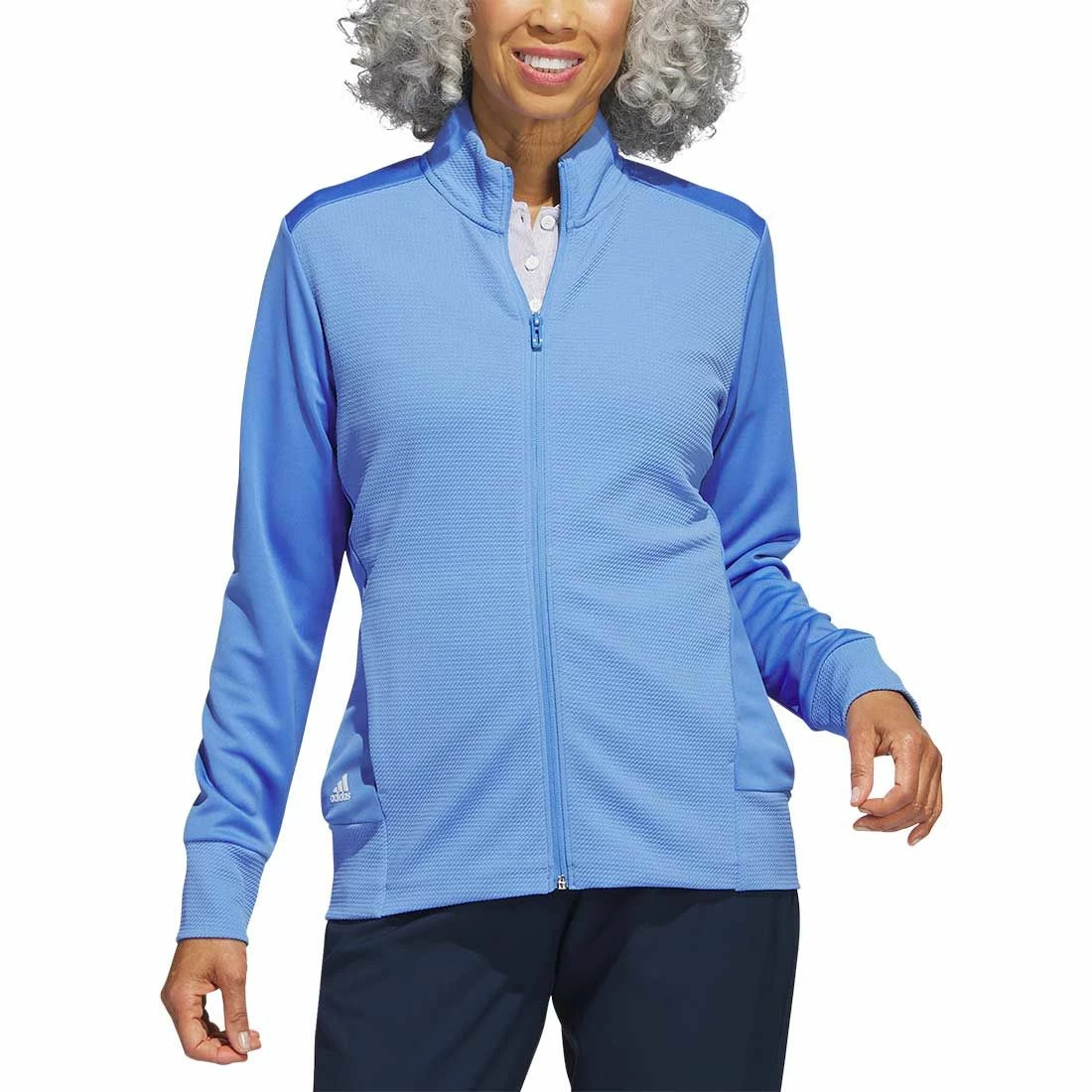 Adidas Women's Textured Full Zip Jacket 11 Adidas Women's Textured Full Zip Jacket - Image 11