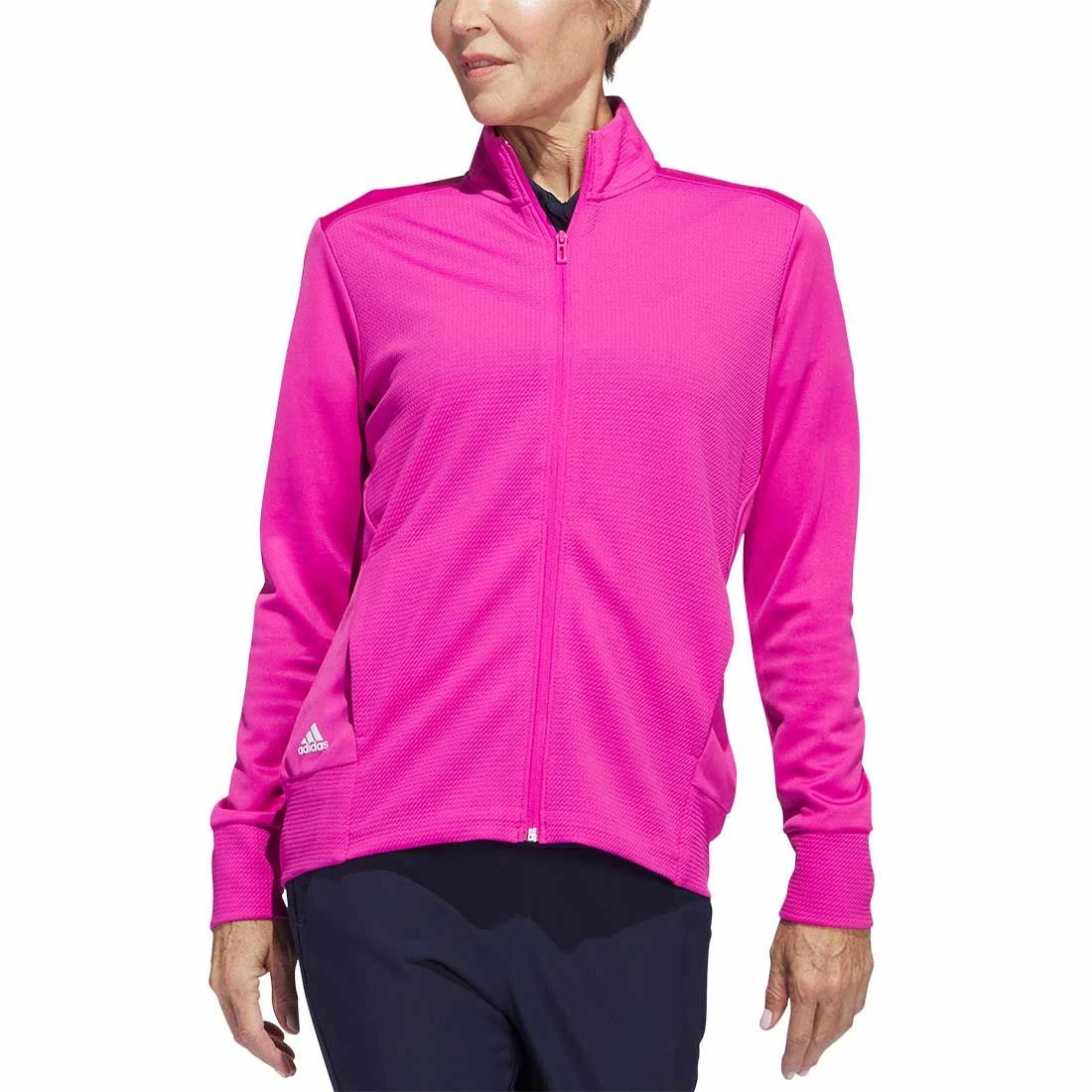 Adidas Women's Textured Full Zip Jacket 12 Adidas Women's Textured Full Zip Jacket - Image 12